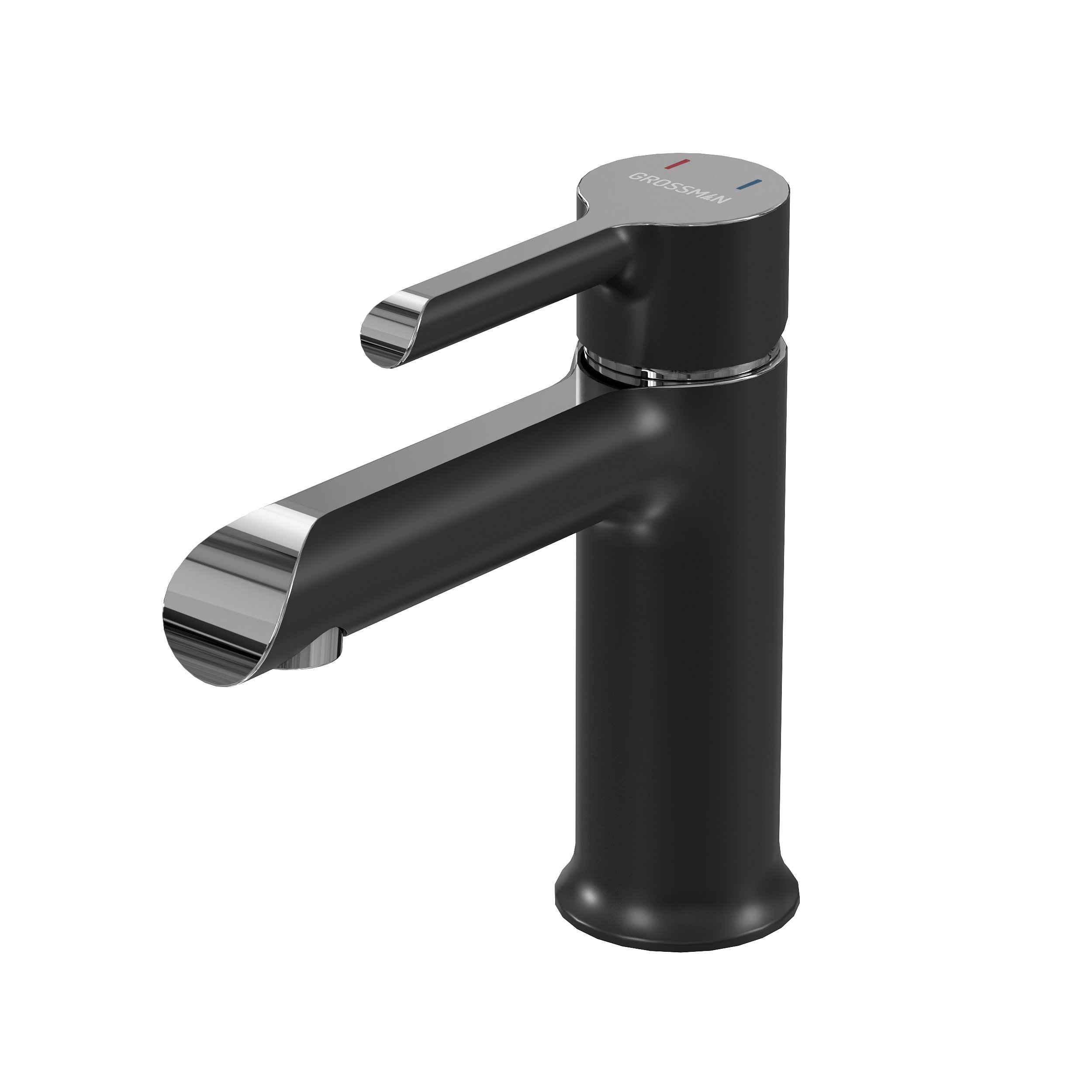 

Смеситель для раковины Grossman Alba 510.K35.06.100/210 черный, хром