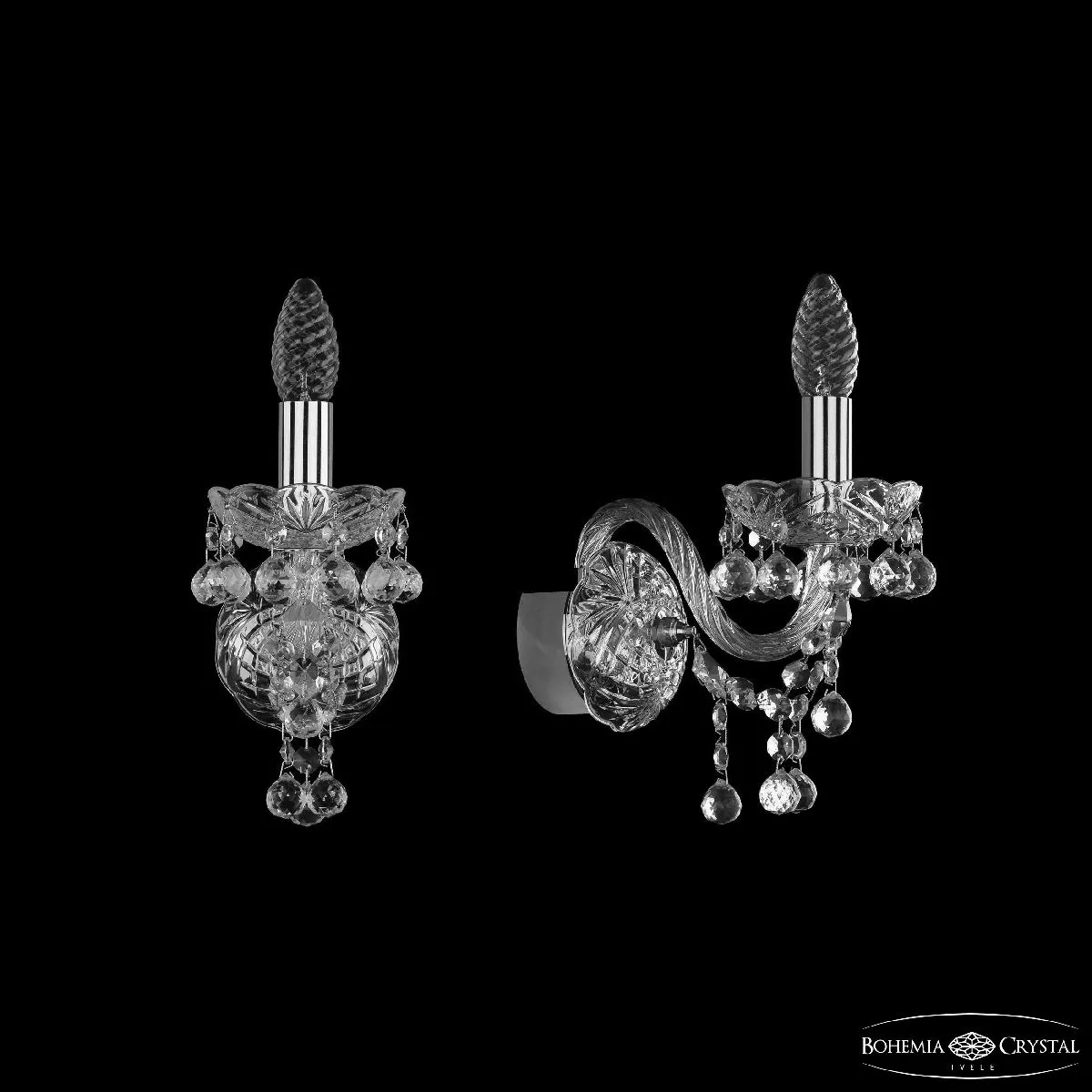 

Бра Bohemia Ivele Crystal 1409B/1/141 Ni
