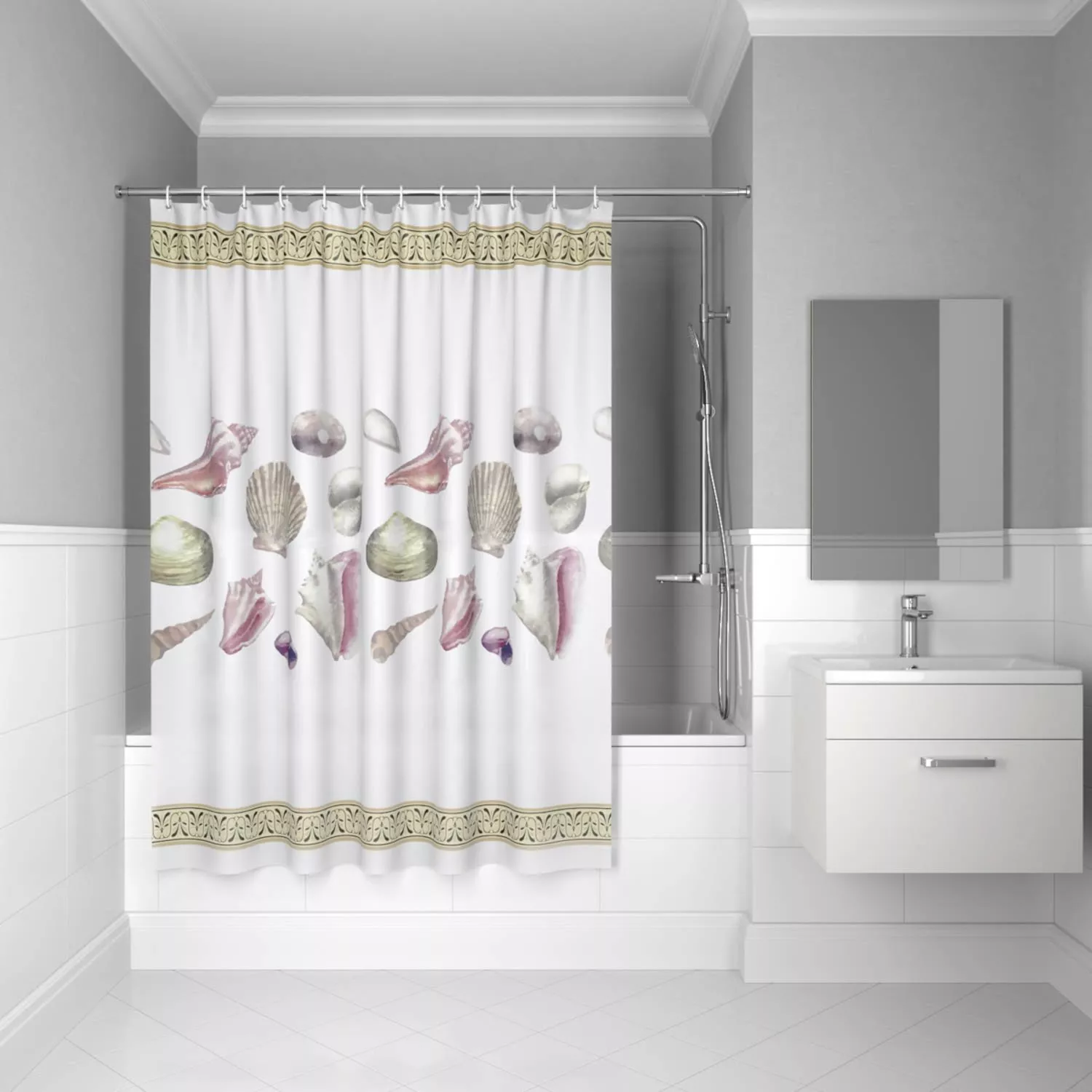

Штора для ванной Iddis Promo P28PV11i11 180х180