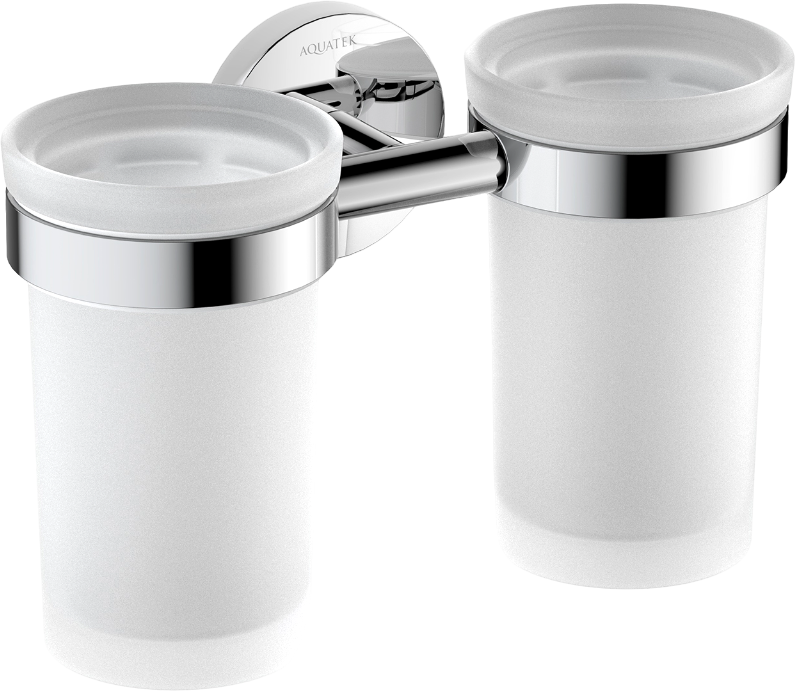 

Стакан AQUATEK Европа AQ4117CR двойной, хром