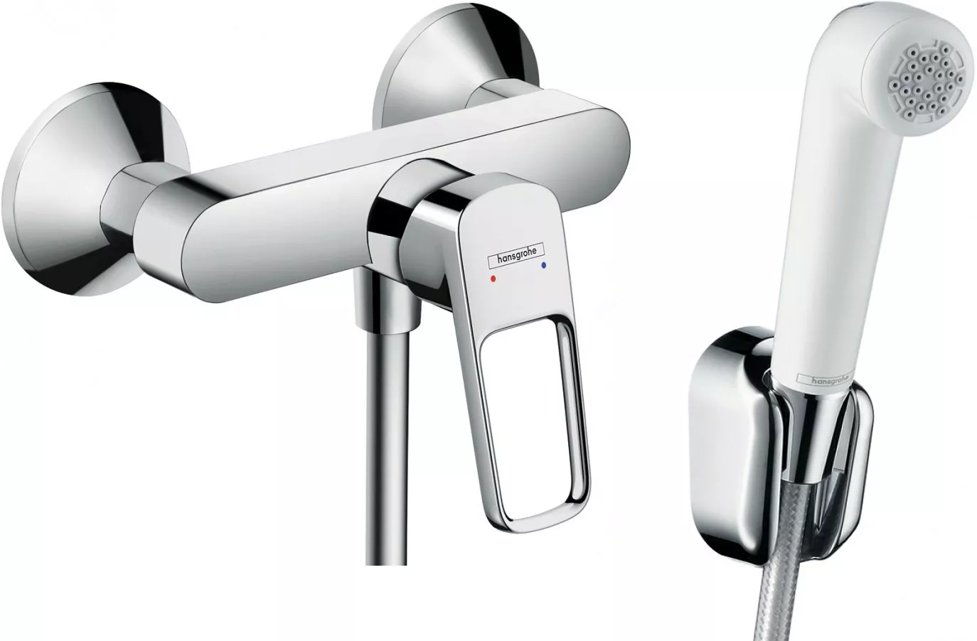

Гигиенический душ Hansgrohe Logis Loop 71247000 со смесителем