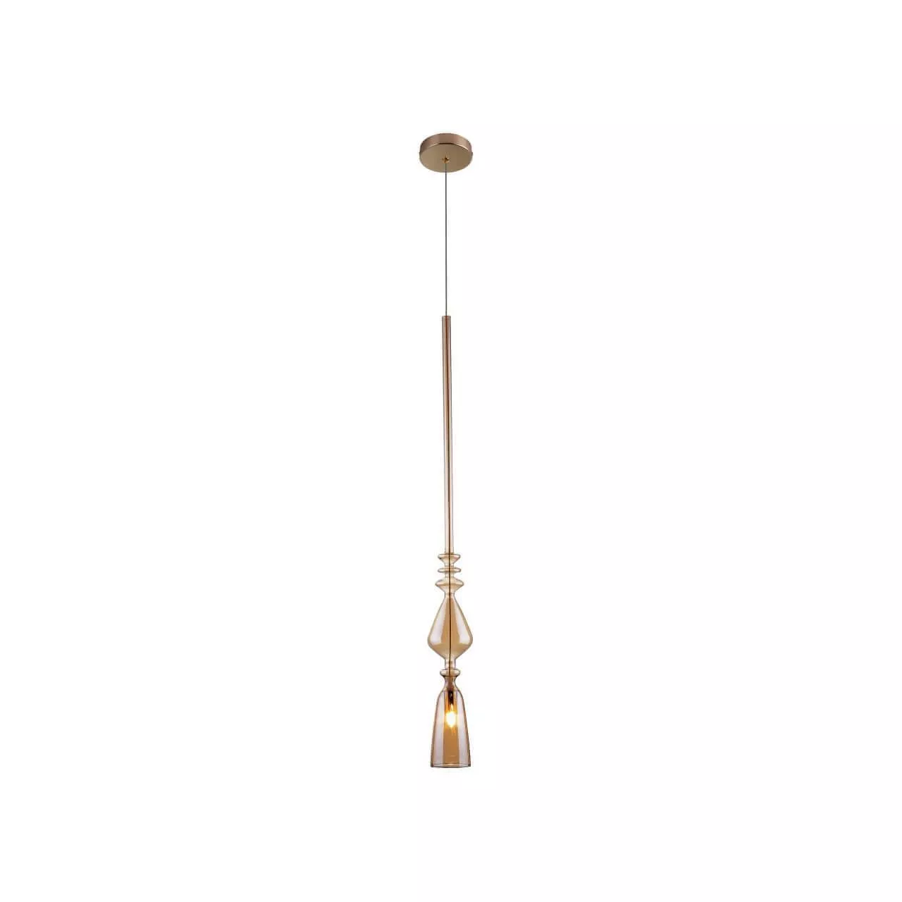 

Подвесной светильник Crystal Lux Lux New SP1 B Amber