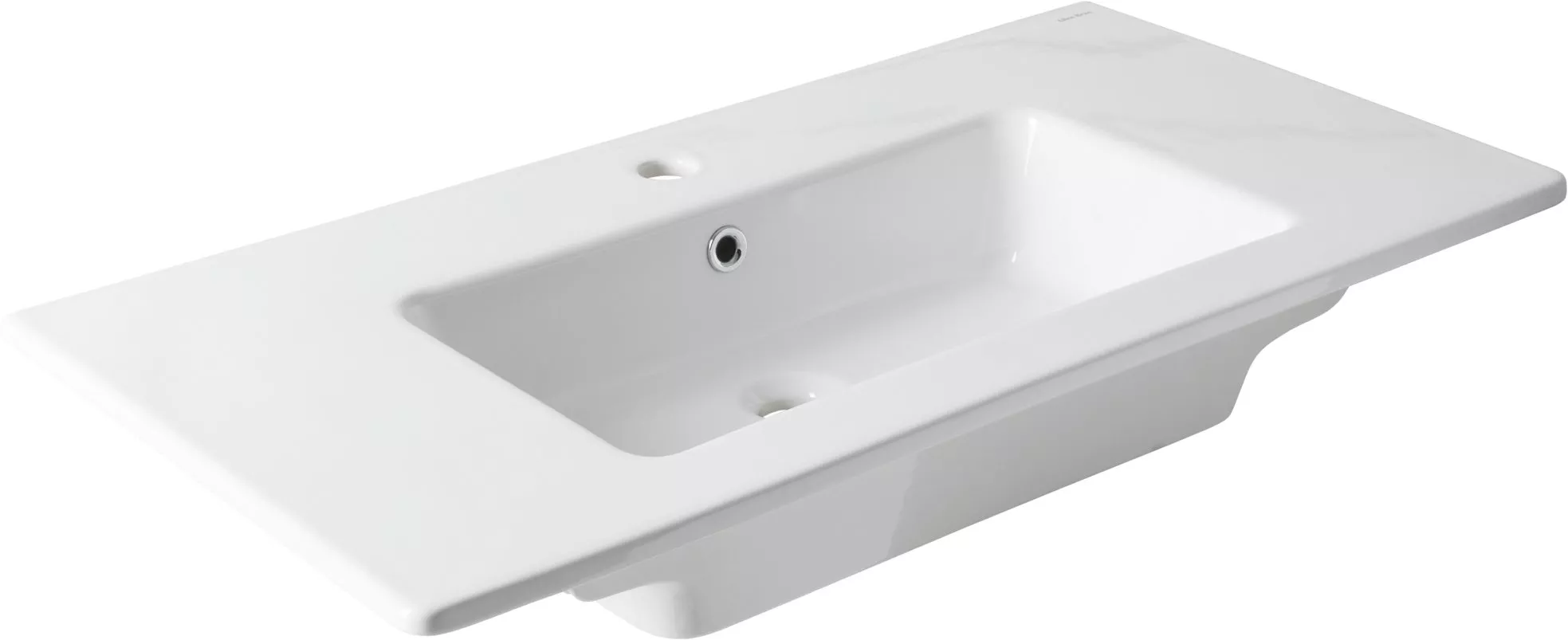 

Раковина Allen Brau Fantasy Flat 92x47, с переливом, белая