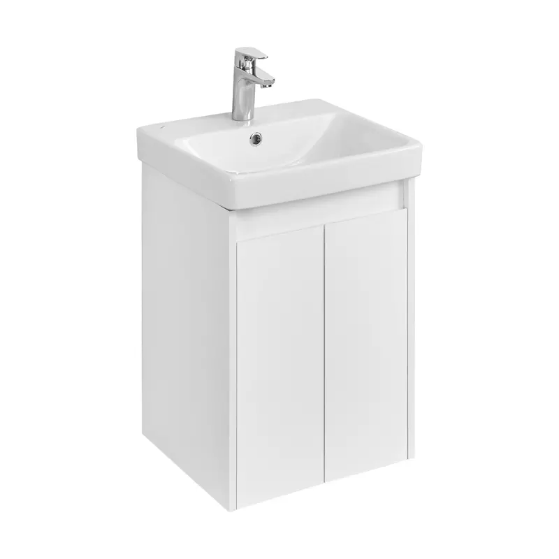 

Тумба с раковиной Aquaton Сканди Doors 45 белый