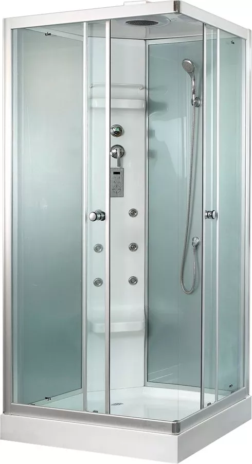 

Душевая кабина Timo Lux 110x85 левая хром, с гидромассажем