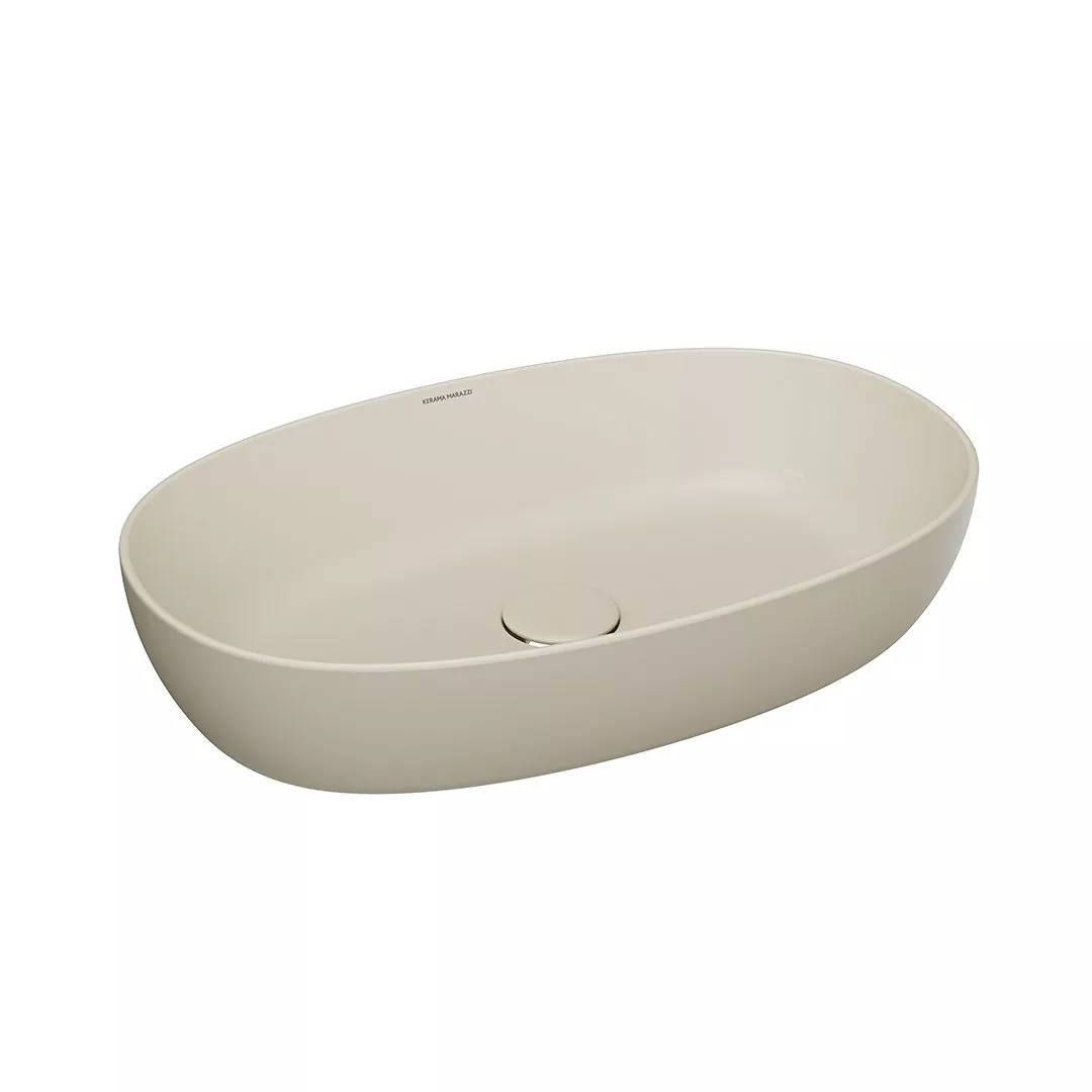 

Накладная раковина KERAMA MARAZZI Plaza 60 накладная, песочный матовый