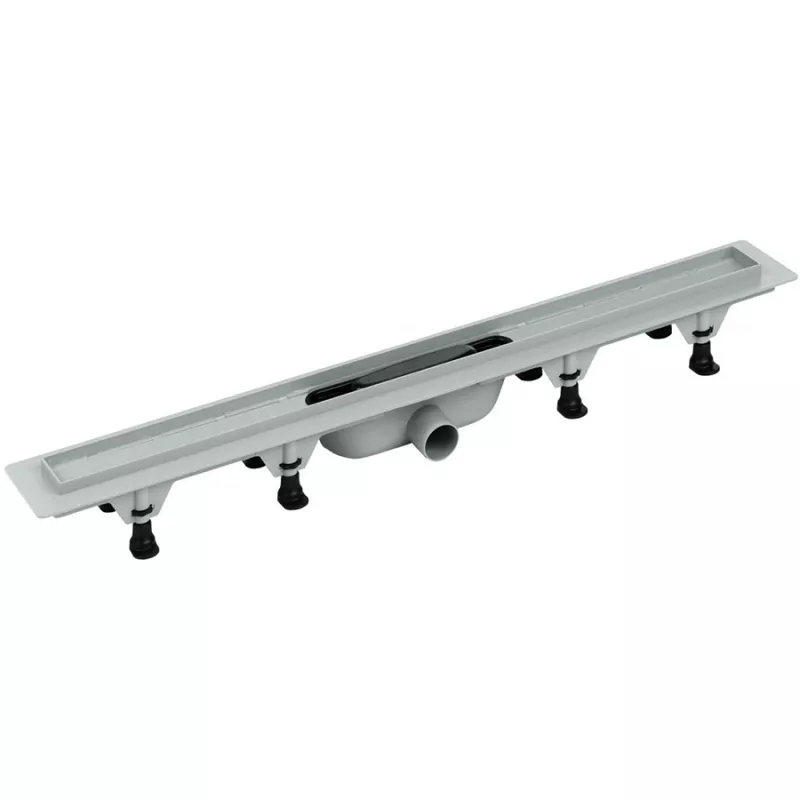 

Душевой лоток Plastbrno Design 2 85.5 с решеткой и опорами серый