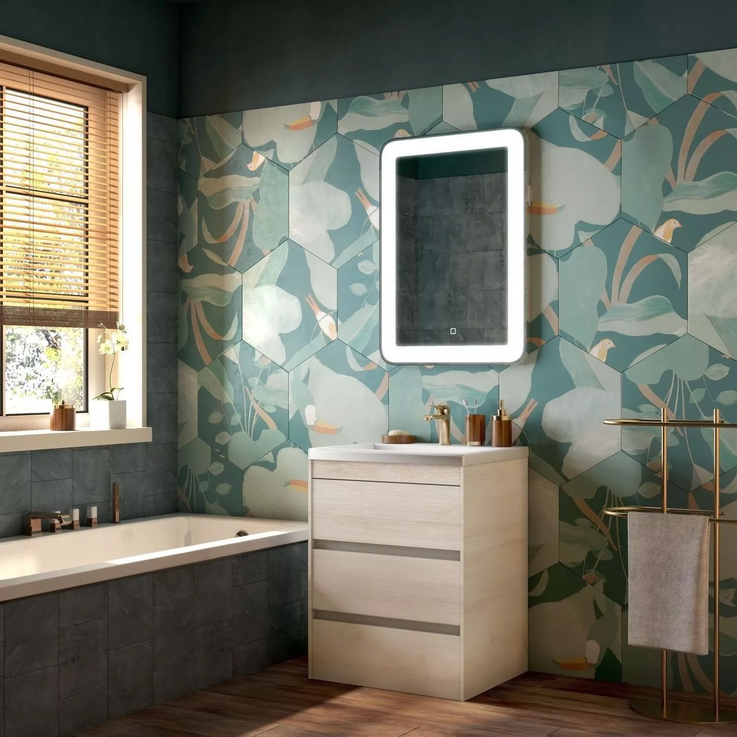 

Тумба под раковину напольная Art&Max Family 58х85 Pino Bianco