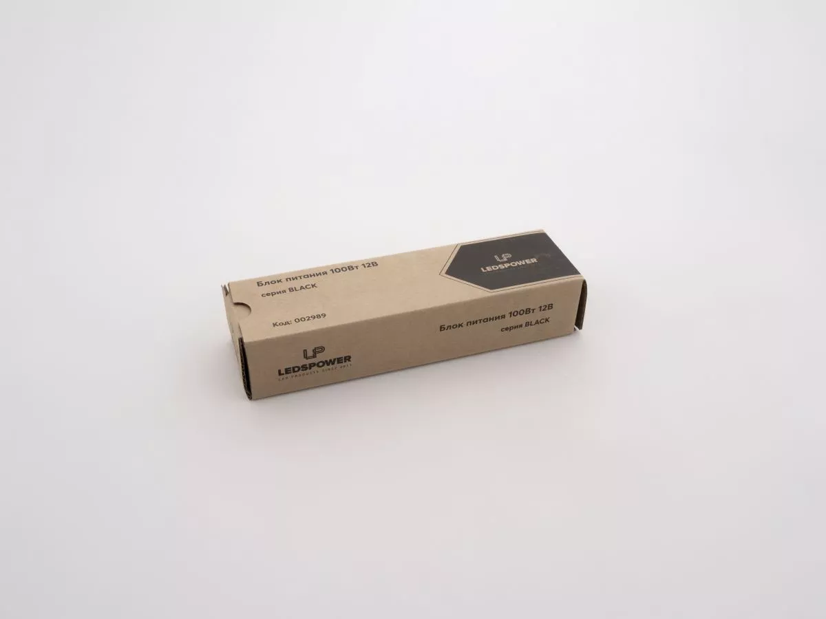 Блок питания LEDS POWER 100Вт 12В BLACK 002989