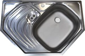 

Металлическая мойка Melana 76х51 стальная