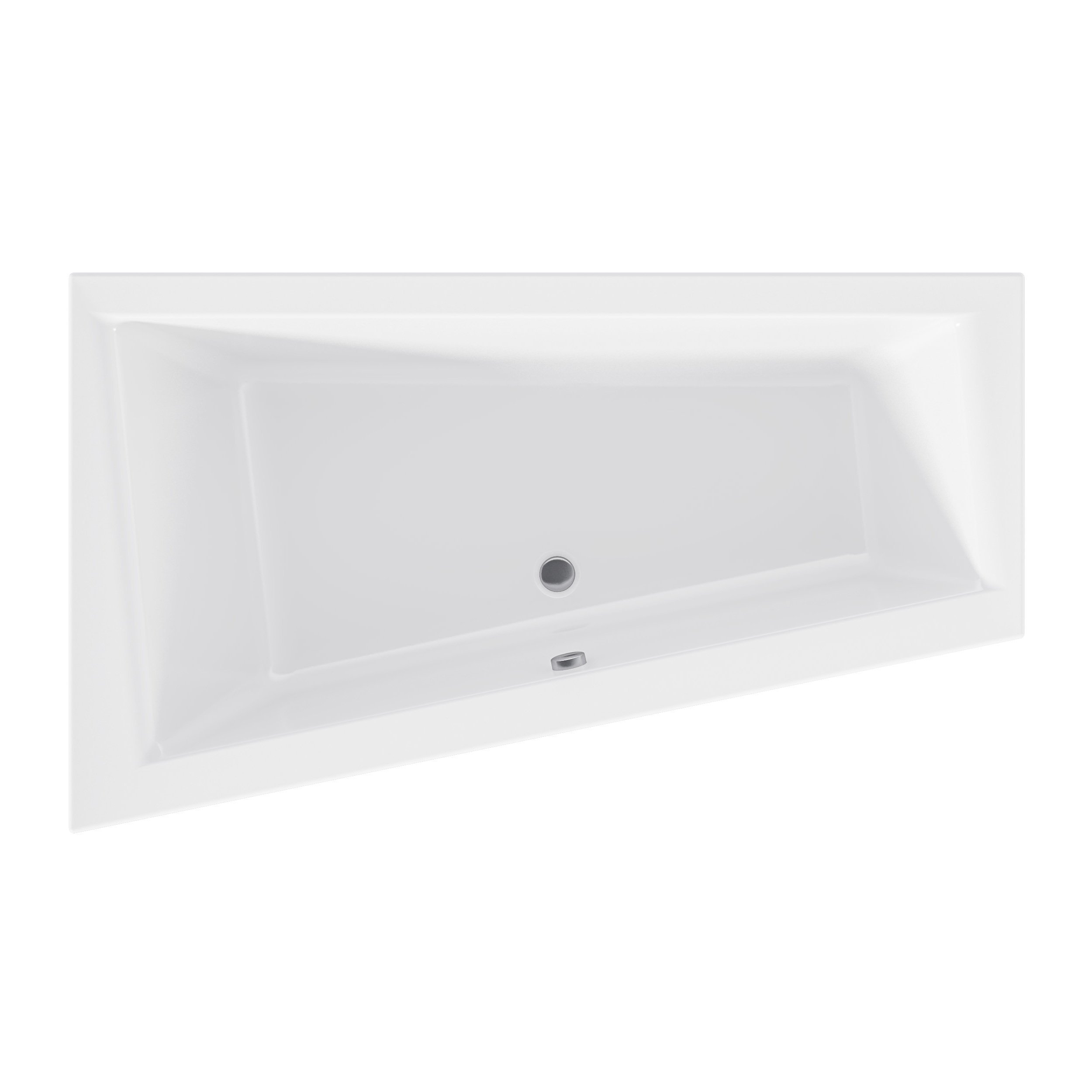 

Акриловая ванна 1MarKa Thomas 01том1710л без опоры 170x100 см, угловая, левая, пристенная, белая, асимметричная