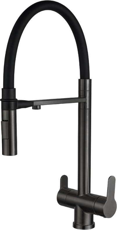 

Смеситель для кухни Zorg Sanitary SZR-3030 GRAFIT черный