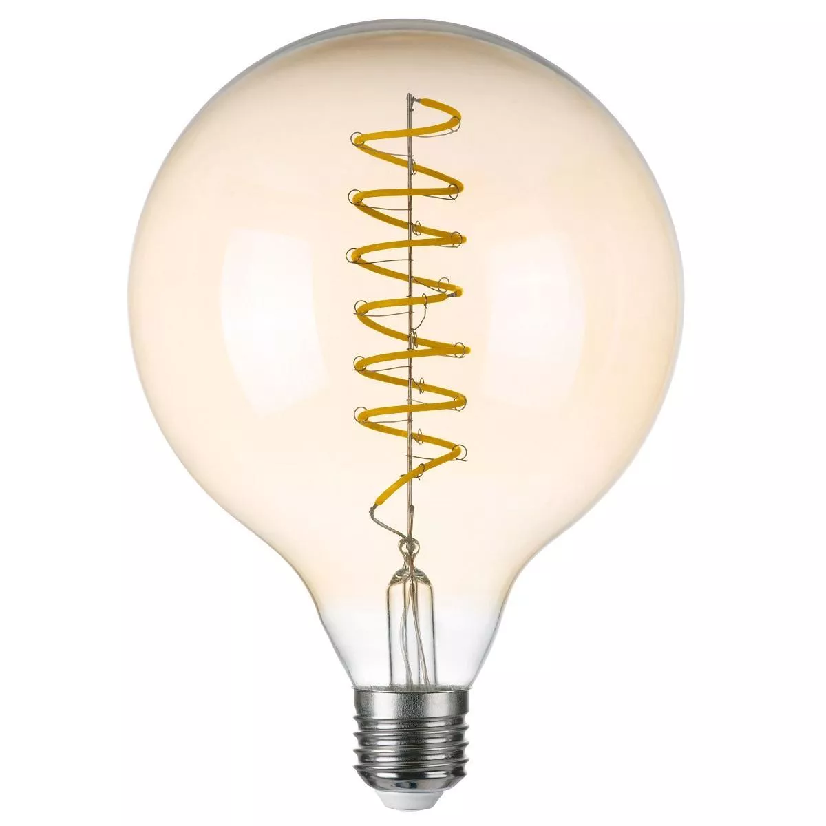 

Лампа светодиодная филаментная Lightstar LED Filament E27 8W 3000K груша янтарная 933302