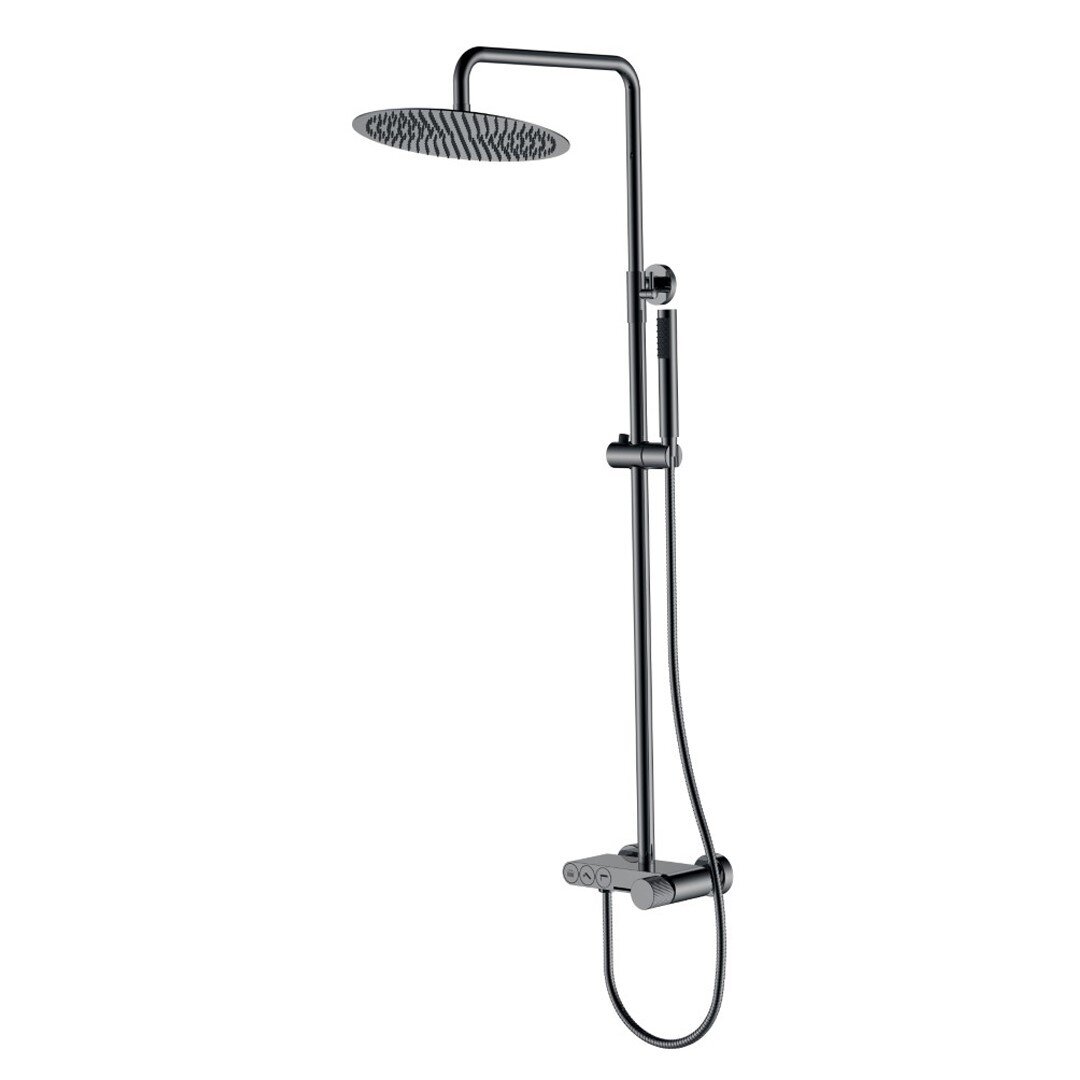 Стойка для душа STICK SHINE GUN METAL LINEA