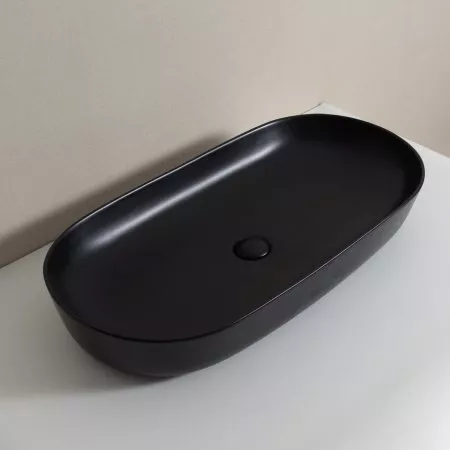 

Раковина накладная Ceramalux N 61 черный (78327-1MB)