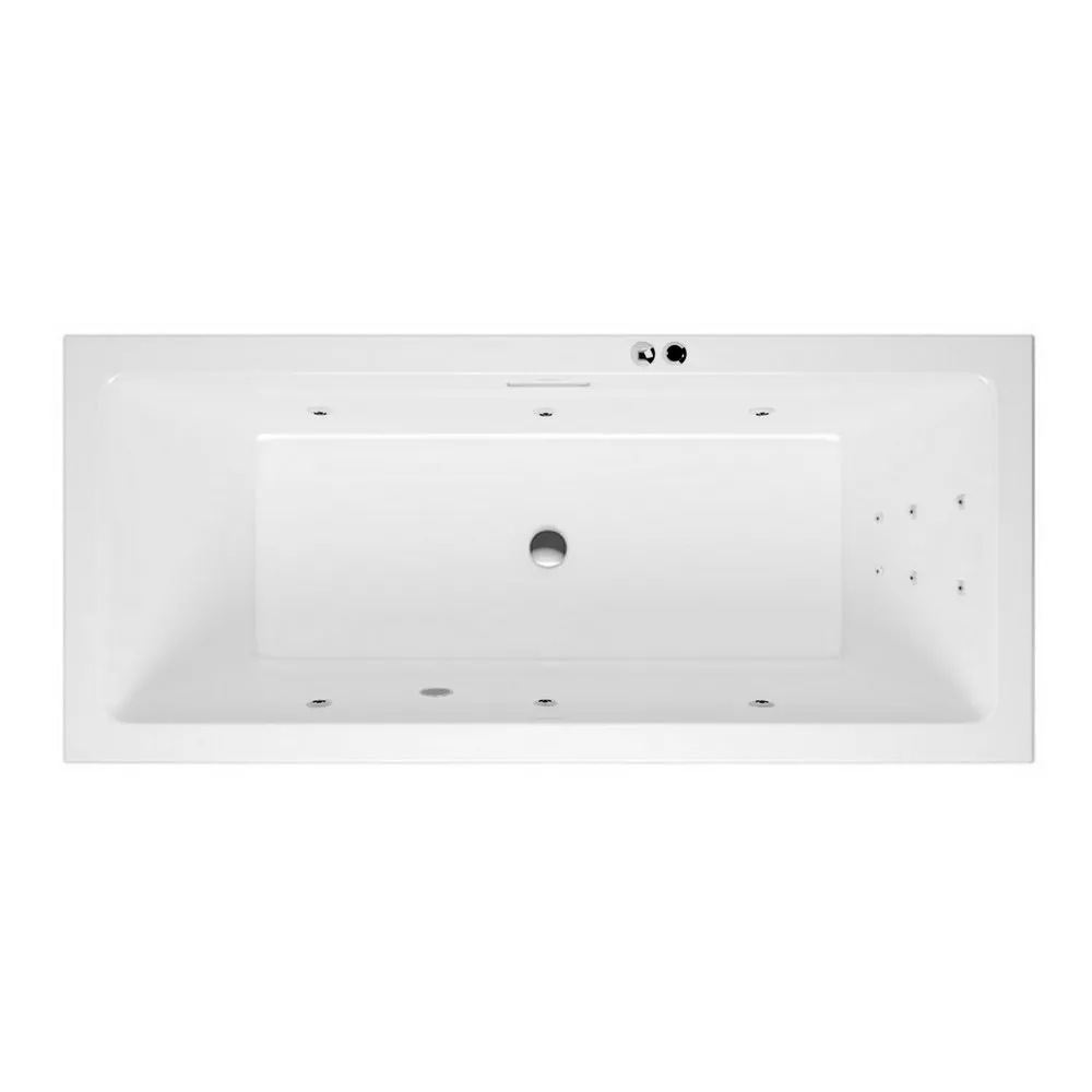 

Ванна акриловая Excellent Heaven Slim Line 160х75 с гидромассажем белый - хром