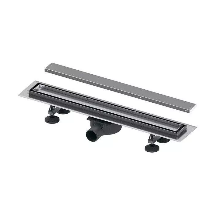 

TECElinus. Комплект для монтажа дренажного канала, 600 мм, 2 в 1 ( tile + steel), с мембраной