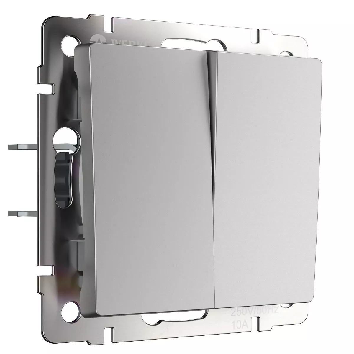 

Выключатель двухклавишный с самовозвратом Werkel 4690389192333 W1122406 a062574