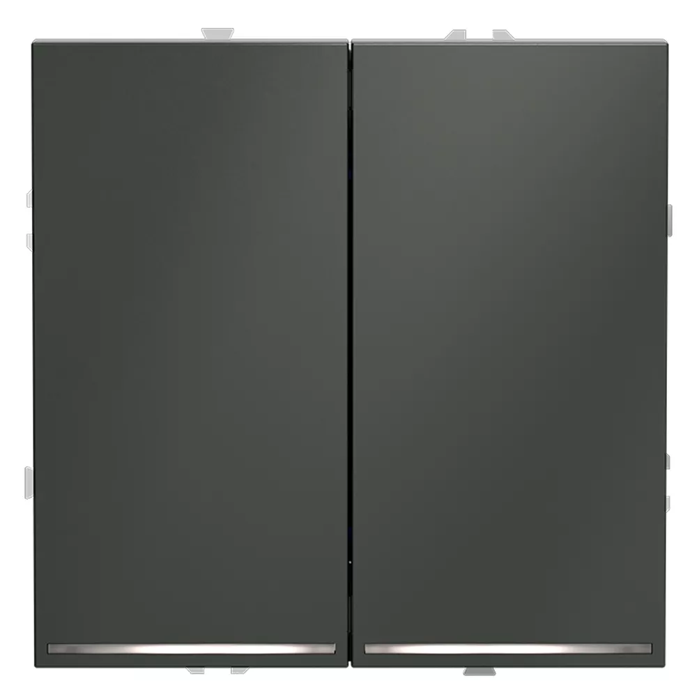 

Выключатель двухклавишный с подсветкой Voltum S70 VLS020206