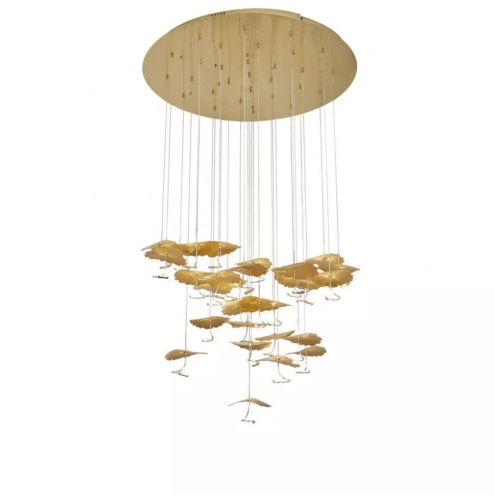

Подвесная светодиодная люстра iLedex Lotus 8827P-19 BR