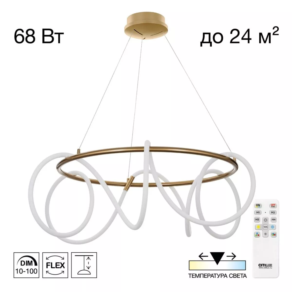 

Подвесная люстра Citilux Python CL220283
