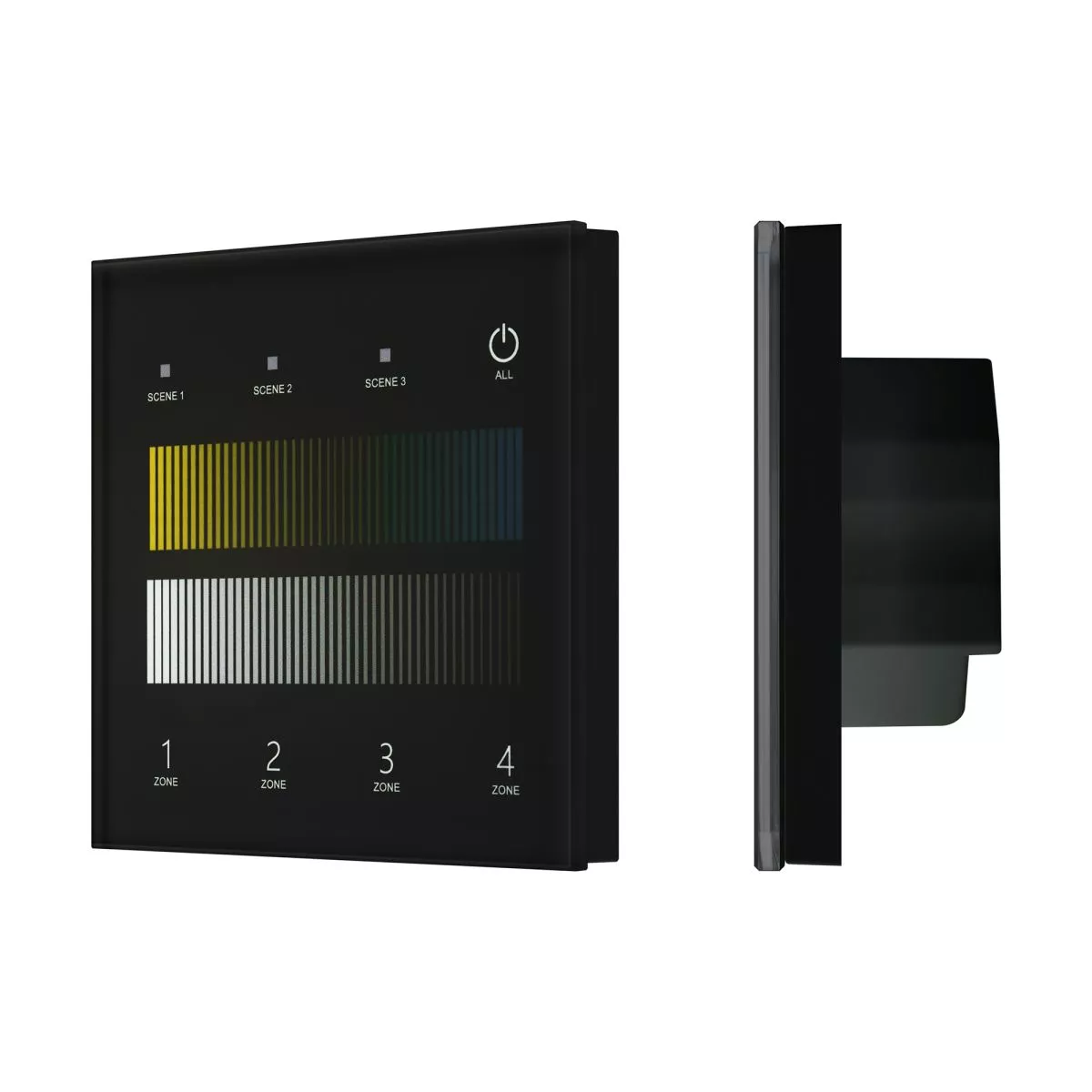 Сенсорная панель Arlight SMART-DALI-301-11-4G-3SC-DT8 Черная (230V, встраиваемая, 2.4G) (IARL, IP20 Пластик) 060792