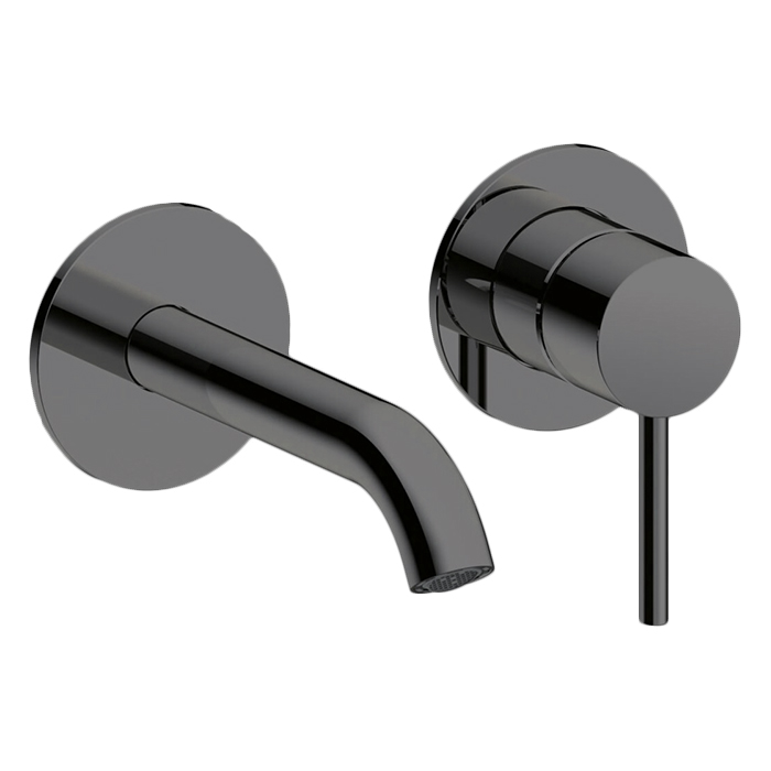 ALMAR Wash basin Внешняя часть смесителя для раковины из стены излив160-185мм подвижн аэратор для E134003 латуньBrushed PVD Absolute Black 55889₽