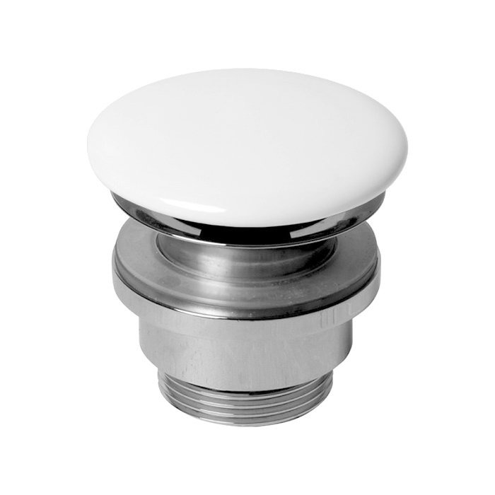 Купить AZZURRA Донный клапан для раковины, с крышкой керамической-цвет белый