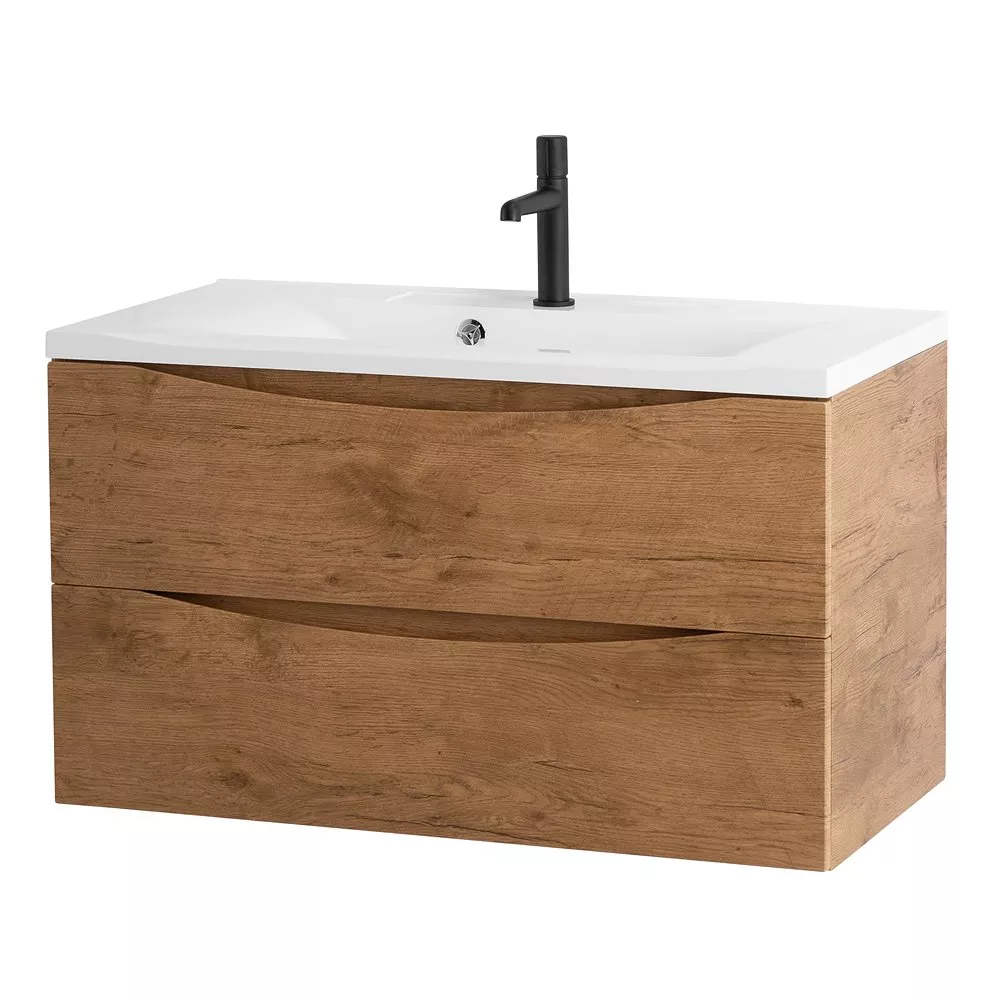 

Тумба с раковиной BelBagno Marino 100 светлое дерево