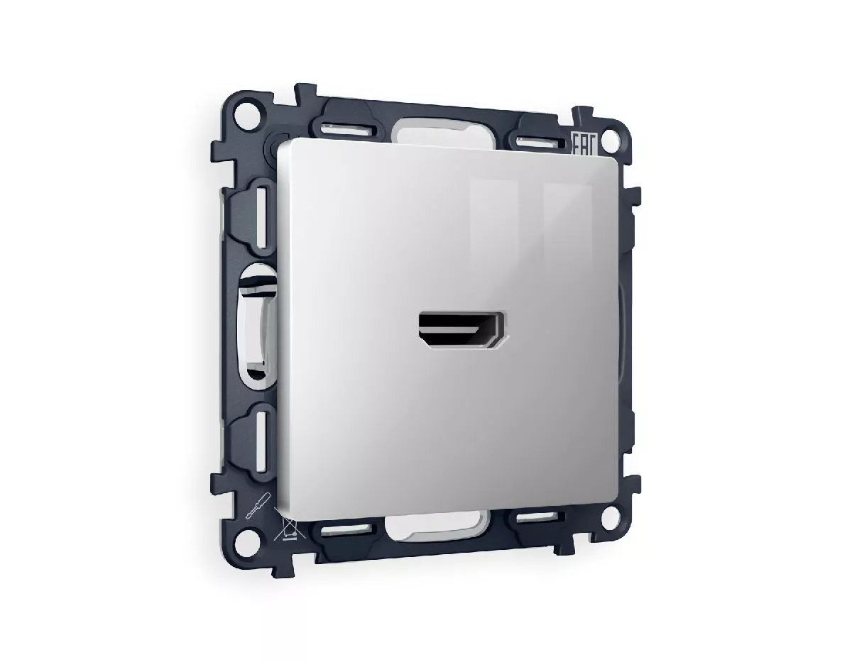 

Комплект механизма розетки HDMI 2.0 40V/500mA 2.0GHz 5-18Gbit/s Ambrella Volt Alfa MA414010