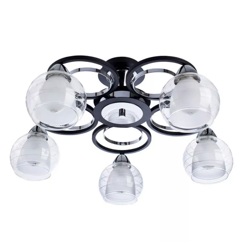 

Потолочная люстра Arte Lamp Ginevra A1604PL-5BK