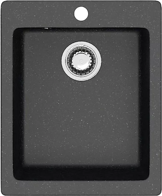 

Мойка кухонная ZETT lab. Модель 8 42.5 черный матовый