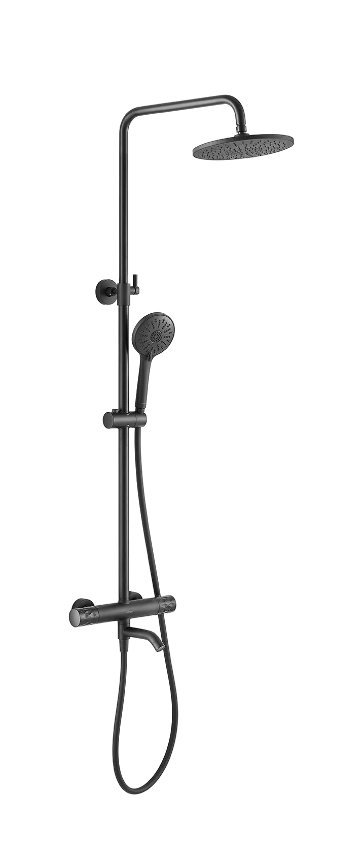 Душевая стойка ARROW AG3317SHMB матовая черная 26390₽