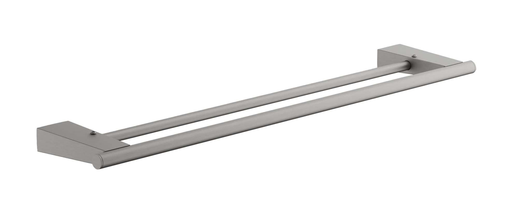 

Полотенцедержатель BELZ B912 B91209 двойной, оружейная сталь