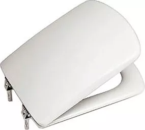 Крышка-сиденье Roca Dama Senso ZRU9000041 c микролифтом, петли хром, цвет белый - фото 1