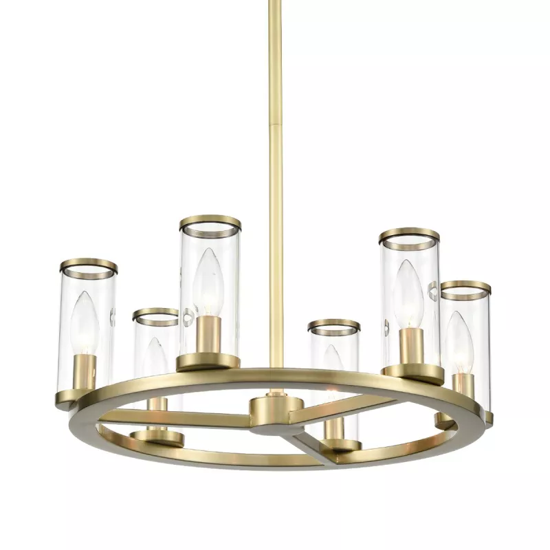 

Люстра на штанге Delight Collection MD2061-6A br.brass