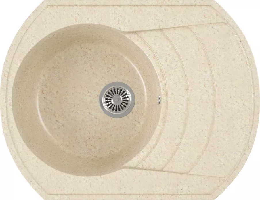 

Мойка кухонная Domaci Бьелла DMC-65 бежевая