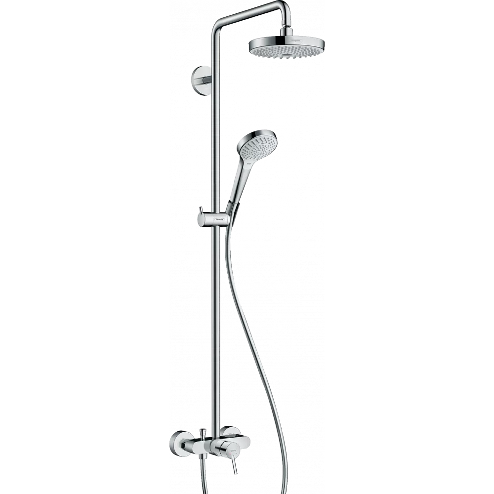 

Душевая стойка Hansgrohe Croma Select S 180 2jet 27255400 с однорычажным смесителем