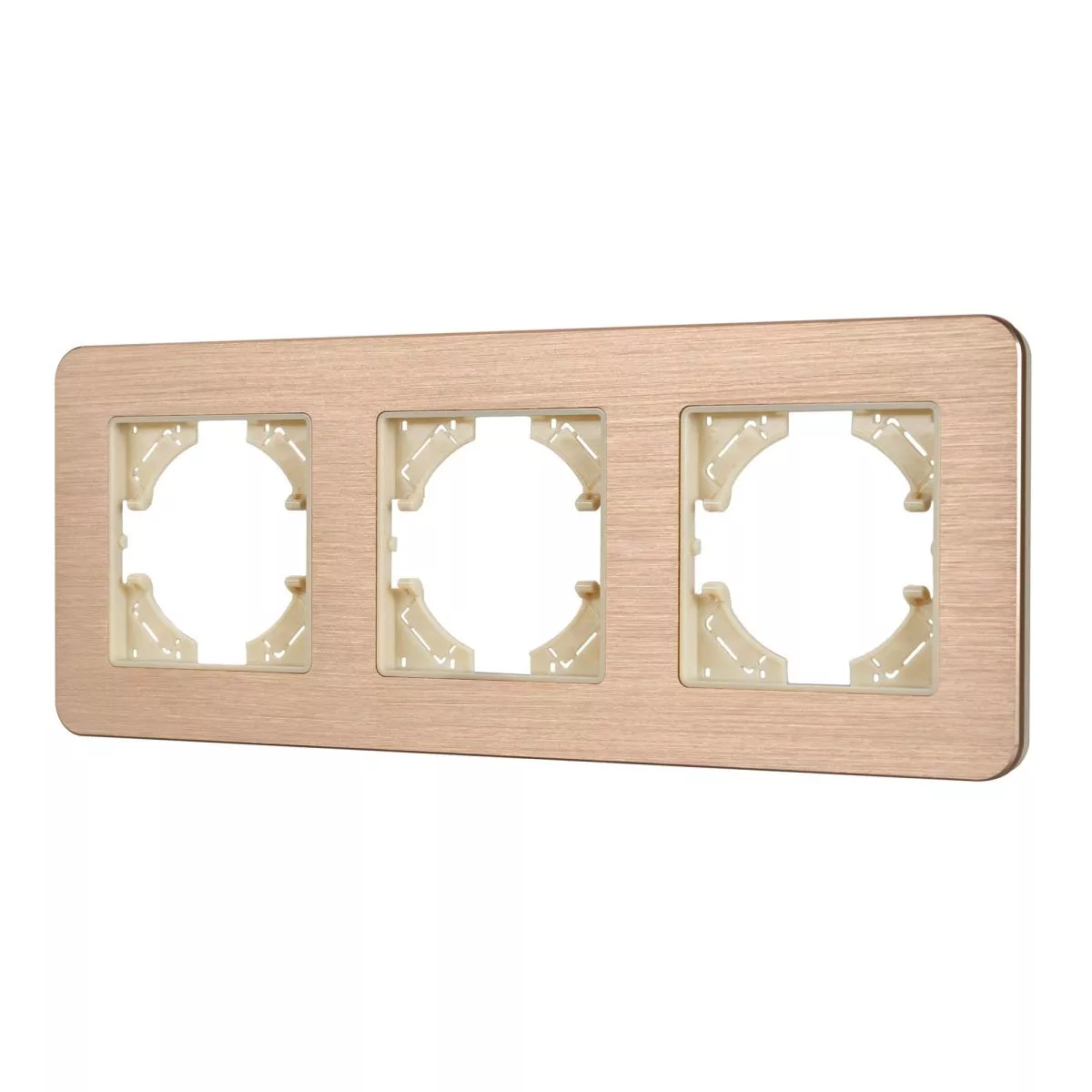 

Рамка на 3 поста алюминиевая Arlight FRM-AKIRY-AL-3-GD 049730