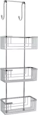 

Полка Wasserkraft K-71133 3-ярусная, хром