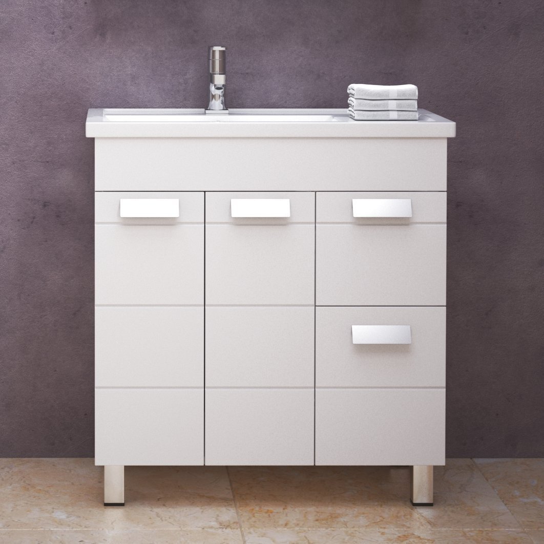 

Тумба под раковину без столешницы Corozo Денвер 80, напольная