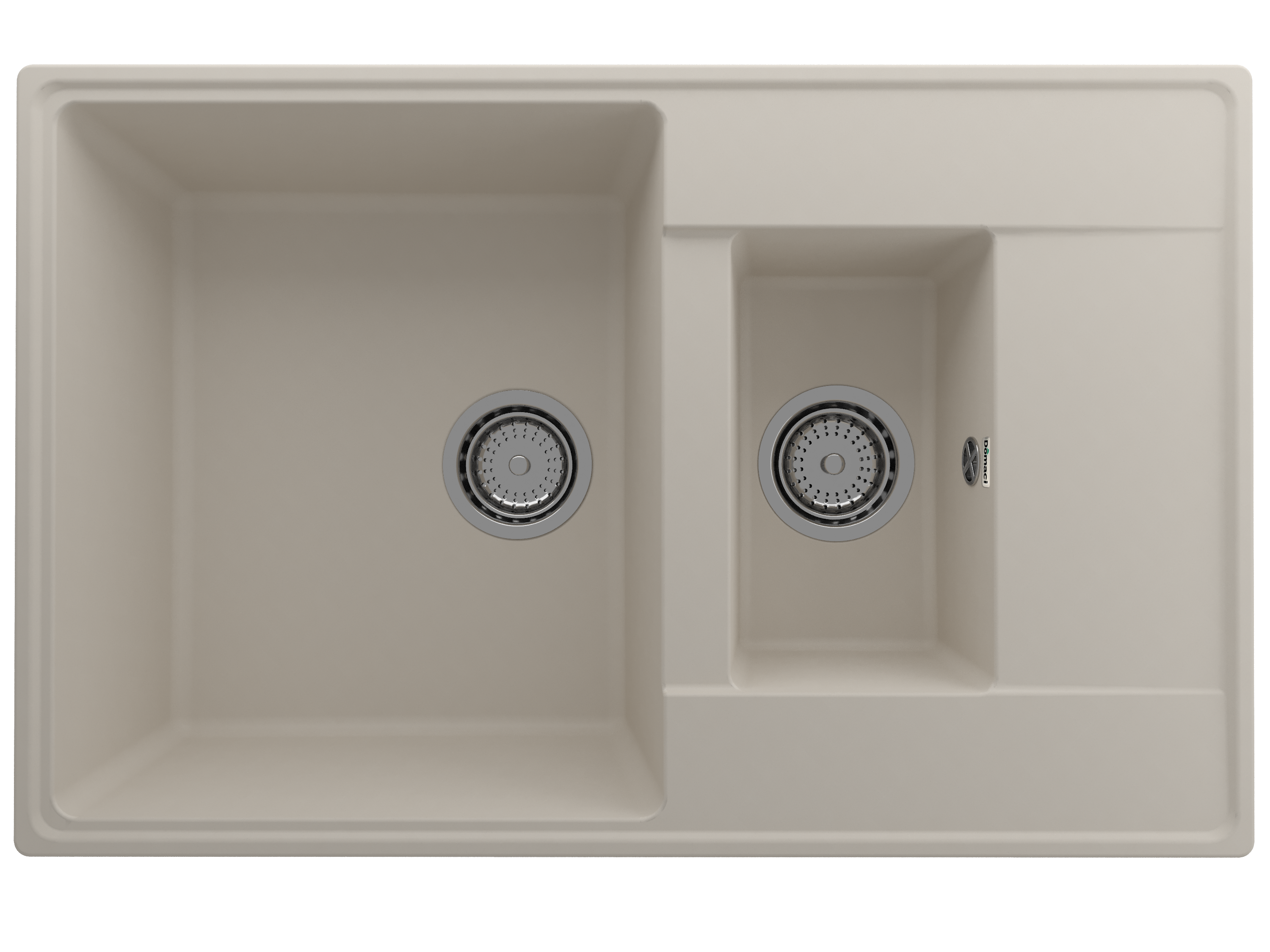 

Мойка кухонная Domaci Солерно DP 780 1,5 K-02 лен