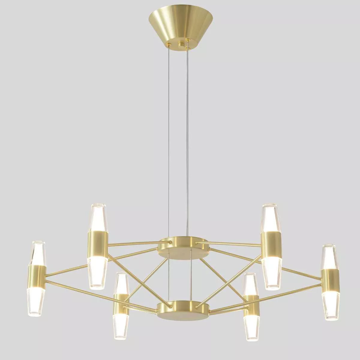 

Подвесная люстра Crystal Lux DOROTEA SP6 GOLD