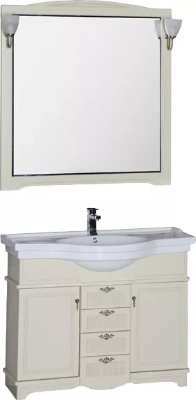 

Мебель для ванной Aquanet Луис 110 бежевая, Бежевый