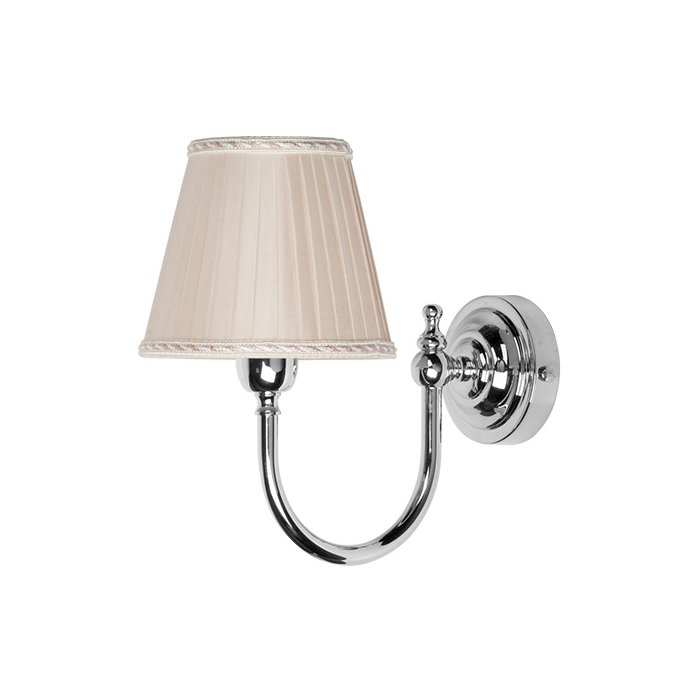 Купить TW Bristol 029, настенная лампа светильника с круглым основанием 8.5см, цвет: хром (без абажура), Tiffany World