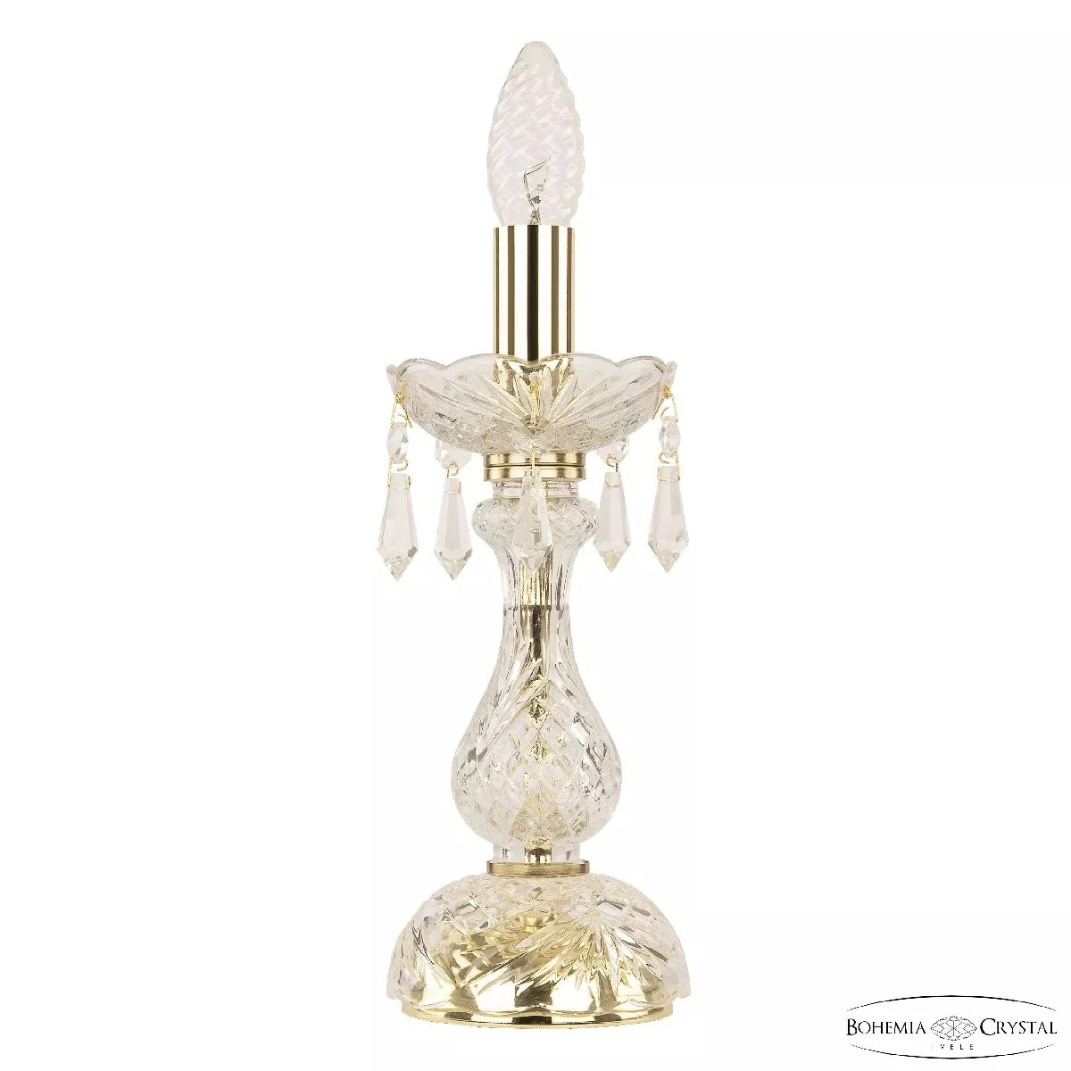 

Настольная лампа Bohemia Ivele Crystal 104L/1-27 G