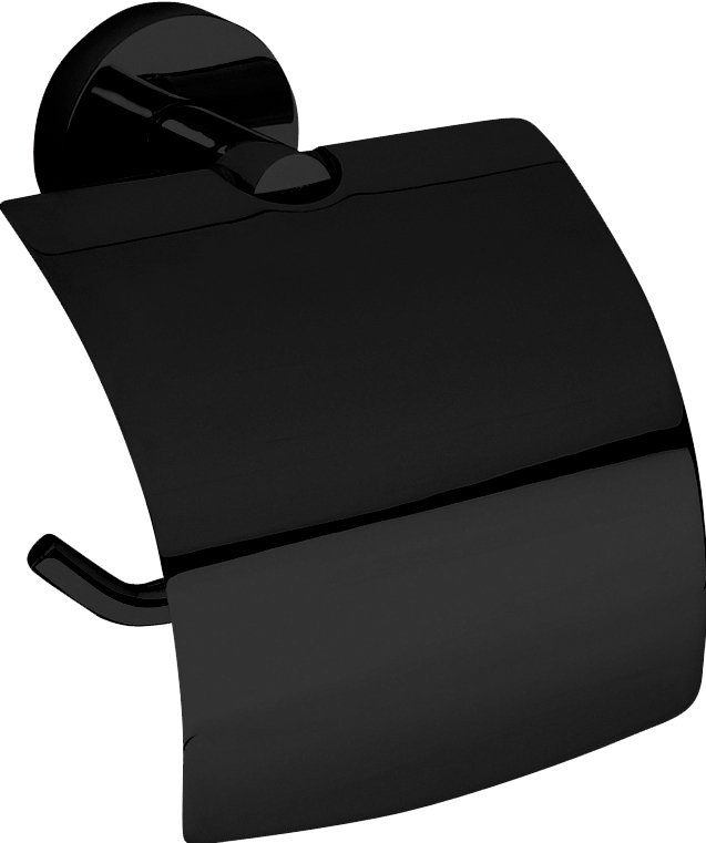 Держатель туалетной бумаги Bemeta Dark, черный, латунь, 104112010  - купить со скидкой