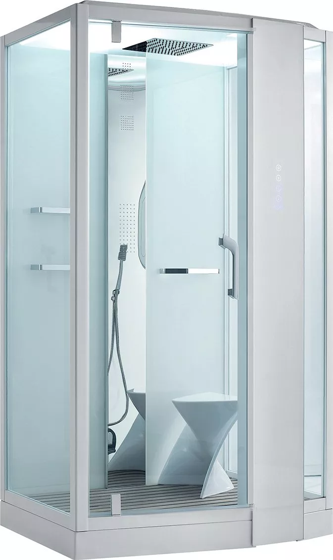 

Душевая кабина Orans SR-89105RS белая, с баней
