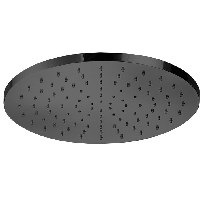 ALMAR (Shower Head) Верхний душ круглый D 300 мм, без держателя, латунь Brushed PVD цвет Gun Metal GM