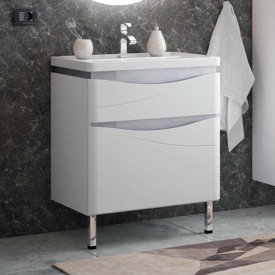 

Тумба под раковину без столешницы Corozo Омаха 70 напольная